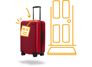 Luggage delivered to your destination
