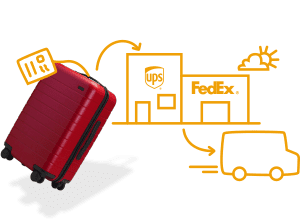 Pack your luggage for shipping